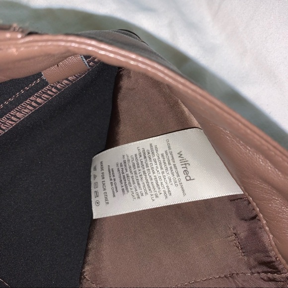 Aritzia Wilfred The Melina Pant Caramelized Walnut Size 0 Short - Picture 6 of 10